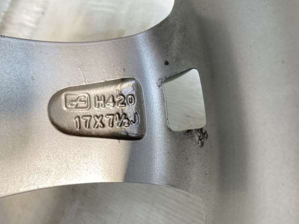 返品用 中古】WEDS キーラー 17x7.5 25 139.7-6穴 4本 中古ホイール・中古