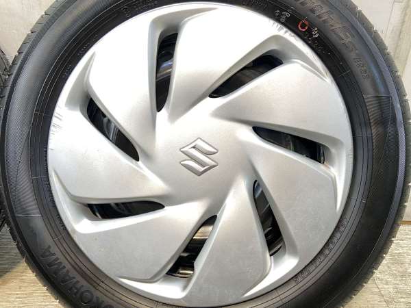 中古】ヨコハマ ブルーアース-EsES32 165/65R14 スズキ純正 A4M 14 