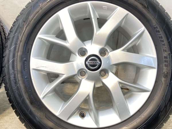 日産　TOPY　15インチ　5.5J+40　4穴100　鉄ホイール　4本 セット 日産純正スチールホイール15インチ 4本セット 日産 ニッサン 純正