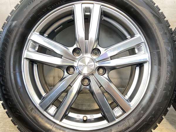 205/60R16インチ ブリヂストン ブリザック VRX2 5H114.3 スタッドレスタイヤホイール4本セット ウェッズ レオニス SK PBMC 205&frasl;60R16 2本セット スタッドレスタイヤ 16インチ ブリヂストン