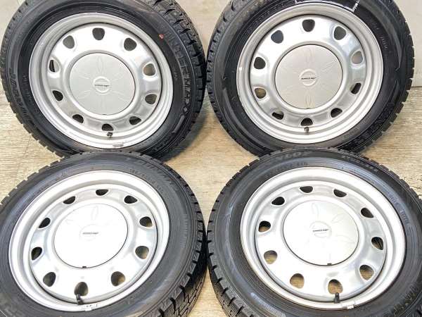 【中古】DUNLOP ウィンターマックス WM02 185/60R15 SCHWARZ MV 15インチ 100/114.3-4穴 4本 中古タイヤ・スタッドレスタイヤ