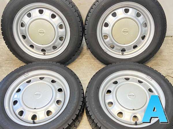 【中古】グッドイヤー アイスナビ7 185/60R15 　 SCHWARZ MV 15インチ 100/114.3-4穴 4本 中古タイヤ・スタッドレスタイヤ