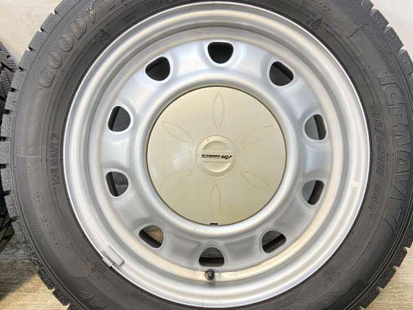 【中古】グッドイヤー アイスナビ7 185/60R15 　 SCHWARZ MV 15インチ 100/114.3-4穴 4本 中古タイヤ・スタッドレスタイヤ_6