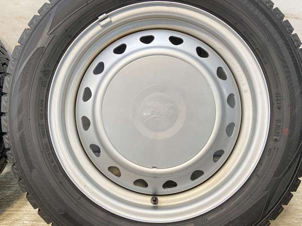 【中古】DUNLOP WM02 185/60R15 キャロウィン R6 15インチ 100/114.3-4穴 4本 中古タイヤ・スタッドレスタイヤ_3