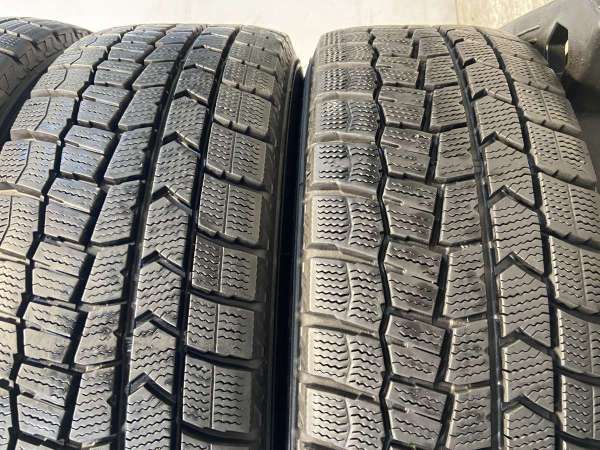 【中古】DUNLOP WM02 185/60R15 キャロウィン R6 15インチ 100/114.3-4穴 4本 中古タイヤ・スタッドレスタイヤ_7