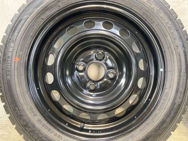 中古】ダンロップ ウィンターマックス WM02 185/60R15 トヨタ純正 L13