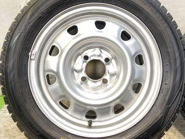 【中古】ダンロップ ウィンターマックス WM02 185/60R15 　 TOPY M60 15インチ 100-4穴 4本 中古タイヤ・スタッドレスタイヤ_4