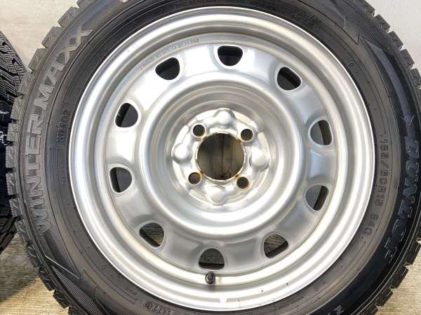 【中古】ダンロップ ウィンターマックス WM02 185/60R15 　 TOPY M60 15インチ 100-4穴 4本 中古タイヤ・スタッドレスタイヤ_6