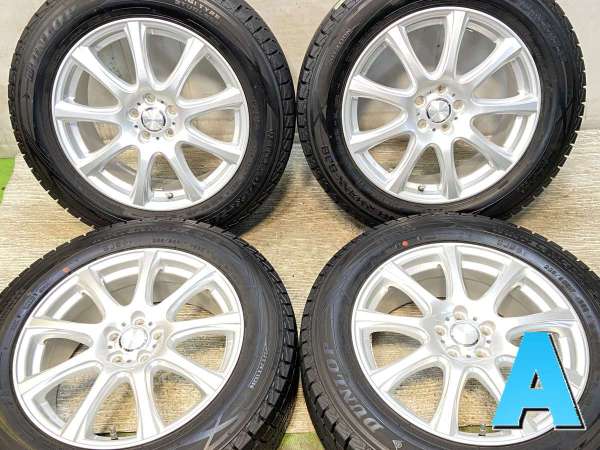 中古】ダンロップ ウィンターマックス SJ8+ 225/60R17 DUFACT 17インチ 