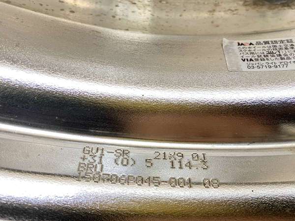 【中古】WORK グノーシス　CV201 21x9.0 31 114.3-5穴 4本 中古ホイール・中古アルミホイール_5