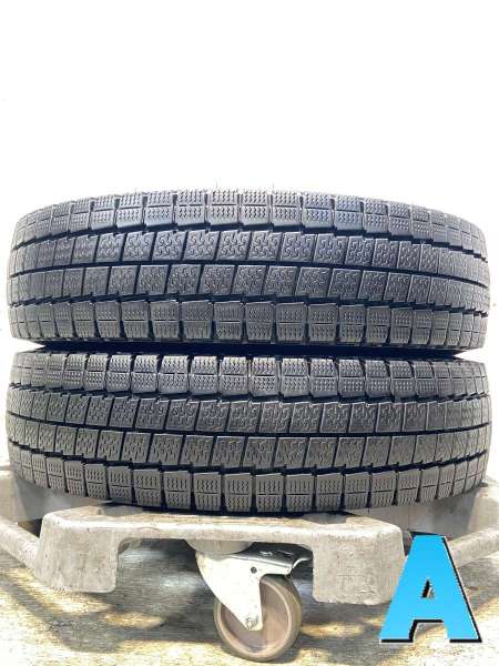 【中古】ダンロップ ウィンターマックス LV01 forVAN 155/80R14 88/86LT 2本セット スタッドレスタイヤ