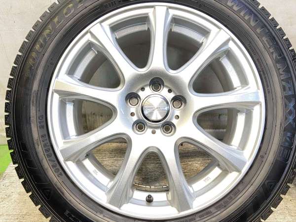 【中古】ダンロップ ウィンターマックス 03 205/55R16 　 DUFACT 16インチ 100-5穴 4本 中古タイヤ・スタッドレスタイヤ_4