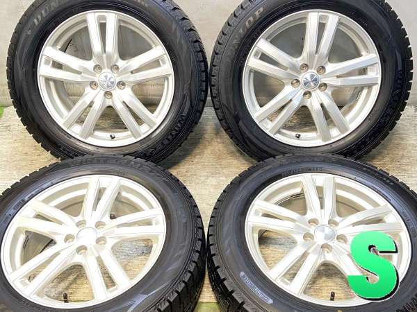 中古】ダンロップ ウィンターマックス WM02 225/60R17 DUFACT 17インチ 