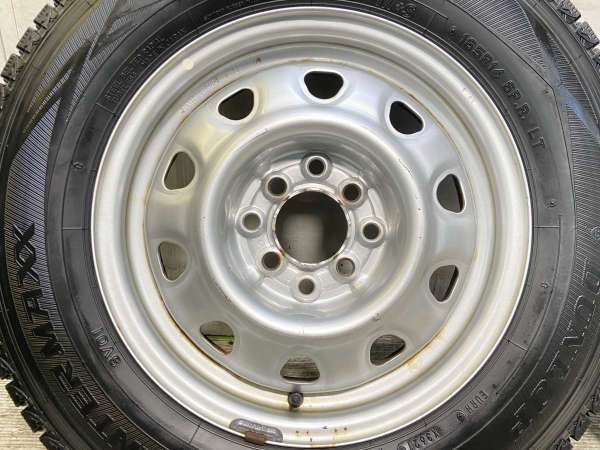 【中古】ダンロップ ウィンターマックス SV01 165R14 　 TOPY V6A 14インチ 100/114.3-4穴 4本 中古タイヤ・スタッドレスタイヤ_5