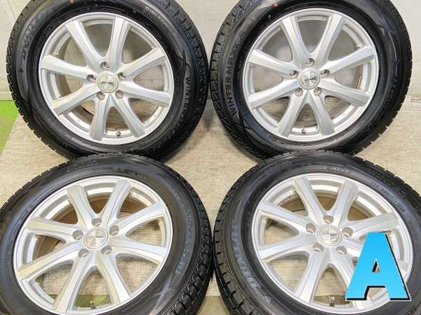 中古】ダンロップ ウィンターマックス SJ8+ 225/65R17 MACBES MB8 17 