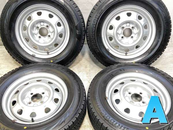 【中古】ブリヂストン ブリザック VRX2 185/70R14 　 TOPY M4 7A 14インチ 100-4穴 4本 中古タイヤ・スタッドレスタイヤ