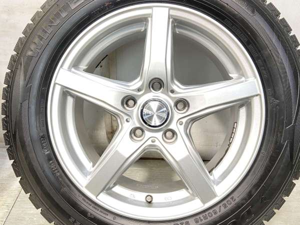 【中古】ダンロップ ウィンターマックス WM02 205/60R16 　 VIOLENTO 16インチ 114.3-5穴 4本 中古タイヤ・スタッドレスタイヤ_3