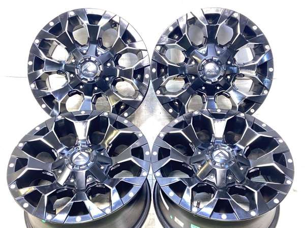 【中古】　 FUEL　D546　アサルト 17x8.5 14 139.7-6穴 4本 中古ホイール・中古アルミホイール 60,390円