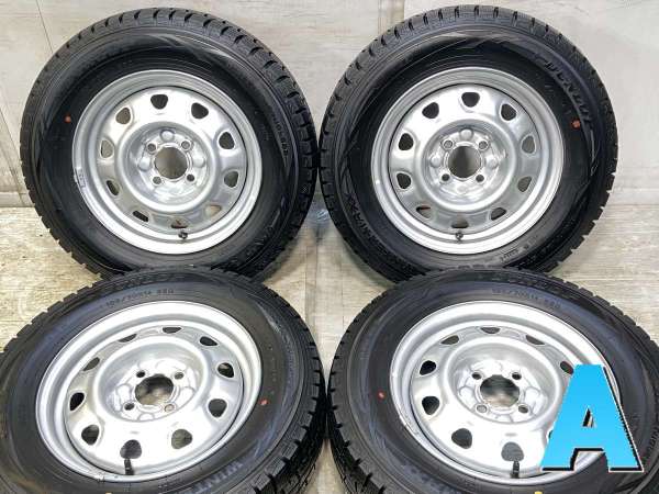 【中古】ダンロップ ウィンターマックス WM01 185/70R14 　 TOPY M47A 14インチ 100-4穴 4本 中古タイヤ・スタッドレスタイヤ
