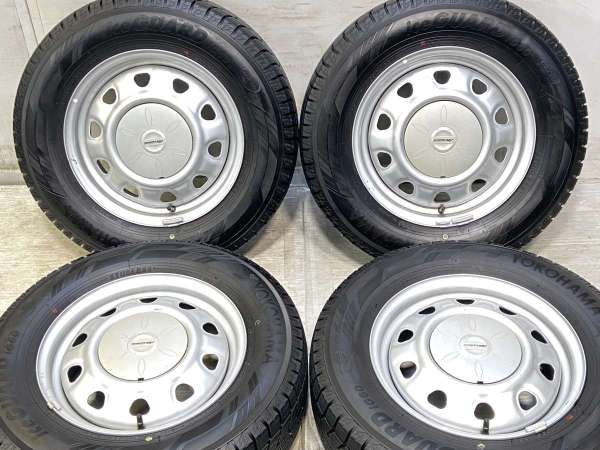 【中古】ヨコハマ アイスガード iG60 185/70R14 　 SCHWARZ V6A 14インチ 100/114.3-4穴 4本 中古タイヤ・スタッドレスタイヤ