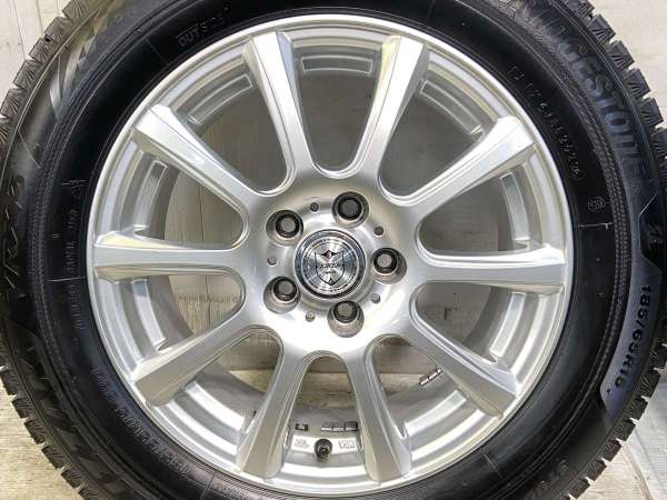 中古】ブリヂストン ブリザックVRX3 185/65R15 WEDS JOKER 15インチ 