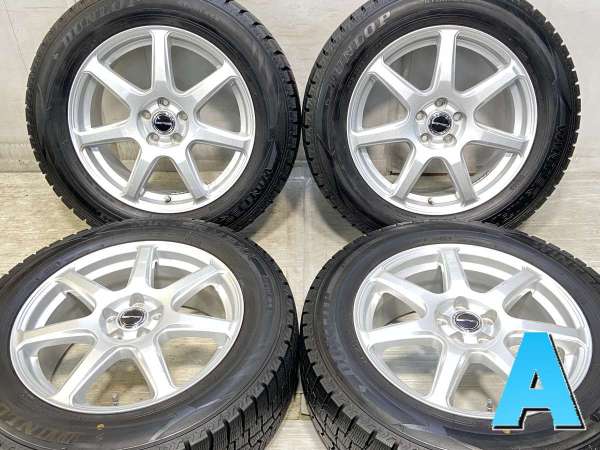 【中古】ダンロップ ウィンターマックス WM02 225/60R17 　 PRD 17インチ 100-5穴 4本 中古タイヤ・スタッドレスタイヤ