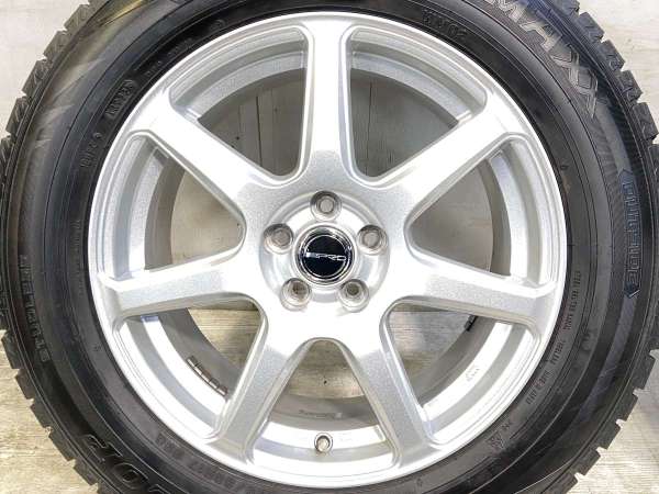 【中古】ダンロップ ウィンターマックス WM02 225/60R17 　 PRD 17インチ 100-5穴 4本 中古タイヤ・スタッドレスタイヤ_4
