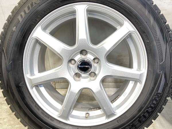 【中古】ダンロップ ウィンターマックス WM02 225/60R17 　 PRD 17インチ 100-5穴 4本 中古タイヤ・スタッドレスタイヤ_5
