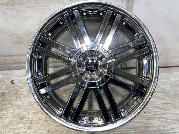 中古】WEDS ヴィレンズ 魂 17x8.0 43 100/114.3-5穴 4本 中古ホイール