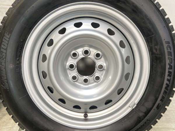 【中古】ブリヂストン アイスパートナー2 185/65R15 　 R6 15インチ 100/114.3-4穴 4本 中古タイヤ・スタッドレスタイヤ_4
