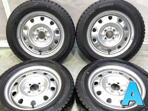 【中古】ダンロップ ウィンターマックス WM02 185/65R15 　 TOPY M60 15インチ 100-4穴 4本 中古タイヤ・スタッドレスタイヤ
