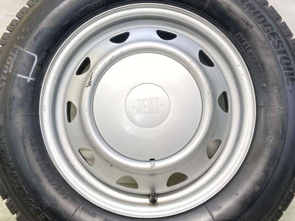 【中古】BS アイスパートナー2 145/80R13 JECT LZ 13インチ 100/110/114.3-4穴 4本 中古タイヤ・スタッドレスタイヤ_3