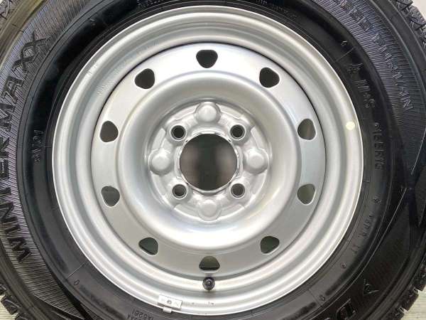 【中古】ダンロップ ウィンターマックス SV01 165R13 　 TOPY M70 13インチ 100-4穴 4本 中古タイヤ・スタッドレスタイヤ_4