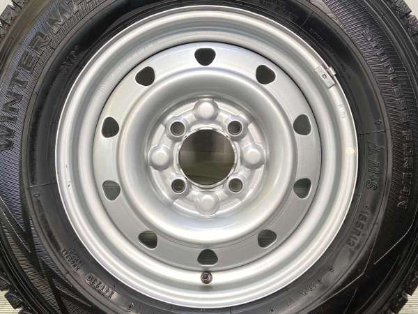 【中古】ダンロップ ウィンターマックス SV01 165R13 　 TOPY M70 13インチ 100-4穴 4本 中古タイヤ・スタッドレスタイヤ_6