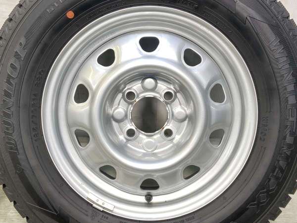 【中古】ダンロップ ウィンターマックス WM02 185/70R14 　 TOPY M4 7A 14インチ 100-4穴 4本 中古タイヤ・スタッドレスタイヤ_3