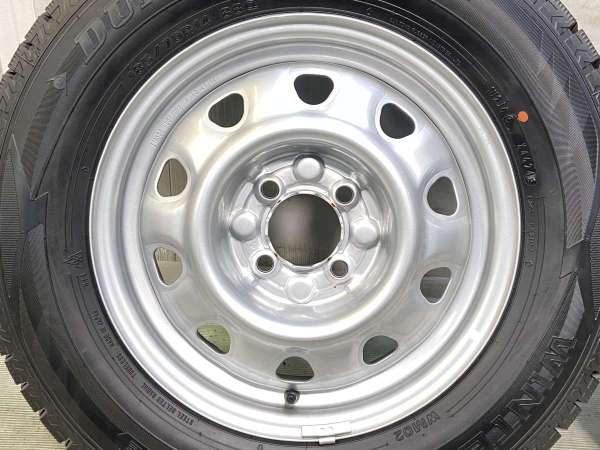 【中古】ダンロップ ウィンターマックス WM02 185/70R14 　 TOPY M4 7A 14インチ 100-4穴 4本 中古タイヤ・スタッドレスタイヤ_4