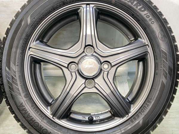【中古】ヨコハマ アイスガード iG60 155/65R14 　 TOPRUN 14インチ 100-4穴 4本 中古タイヤ・スタッドレスタイヤ_3