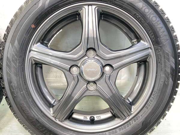 【中古】ヨコハマ アイスガード iG60 155/65R14 　 TOPRUN 14インチ 100-4穴 4本 中古タイヤ・スタッドレスタイヤ_4