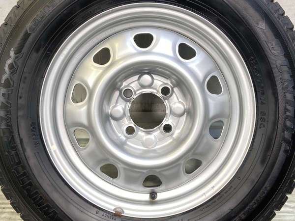 【中古】ダンロップ ウィンターマックス WM02 185/70R14 　 TOPY M47A 14インチ 100-4穴 4本 中古タイヤ・スタッドレスタイヤ_3