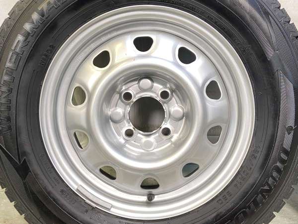 【中古】ダンロップ ウィンターマックス WM02 185/70R14 　 TOPY M47A 14インチ 100-4穴 4本 中古タイヤ・スタッドレスタイヤ_5