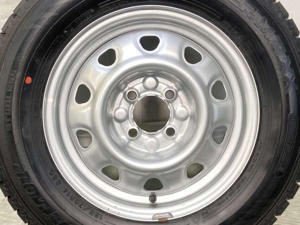 【中古】ダンロップ ウィンターマックス WM02 185/70R14 　 TOPY M47A 14インチ 100-4穴 4本 中古タイヤ・スタッドレスタイヤ_6