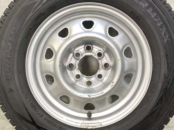 【中古】ダンロップ ウィンターマックス SV01 165/80R14 　 TOPY V6A 14インチ 100-4穴 4本 中古タイヤ・スタッドレスタイヤ_4