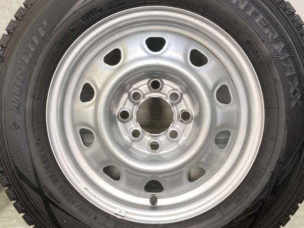 【中古】ダンロップ ウィンターマックス SV01 165/80R14 　 TOPY V6A 14インチ 100-4穴 4本 中古タイヤ・スタッドレスタイヤ_5