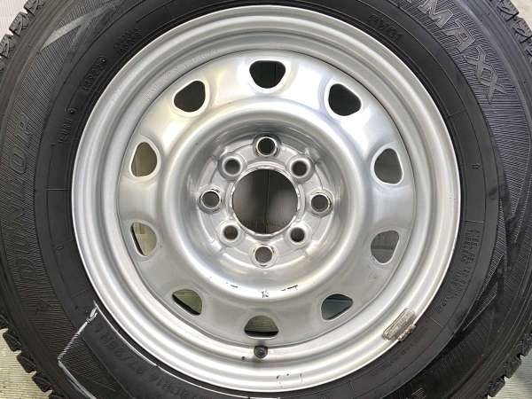 【中古】ダンロップ ウィンターマックス SV01 165/80R14 　 TOPY V6A 14インチ 100-4穴 4本 中古タイヤ・スタッドレスタイヤ_6
