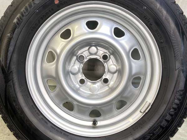 【中古】ダンロップ ウィンターマックス WM02 185/70R14 　 TOPY M47A 14インチ 100-4穴 4本 中古タイヤ・スタッドレスタイヤ_5