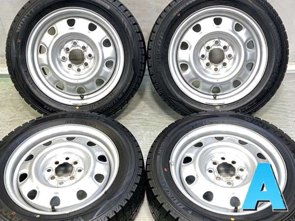 【中古】DUNLOP ウィンターマックス WM02 185/60R15 TOPY V13 15インチ 100/114.3-4穴 4本 中古タイヤ・スタッドレスタイヤ