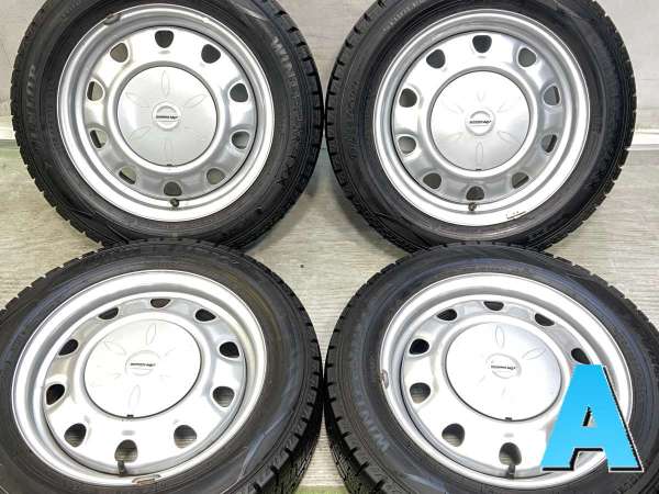 【中古】DUNLOP ウィンターマックス WM02 175/65R15 SCHWARZ V13 15インチ 100/114.3-4穴 4本 中古タイヤ・スタッドレスタイヤ