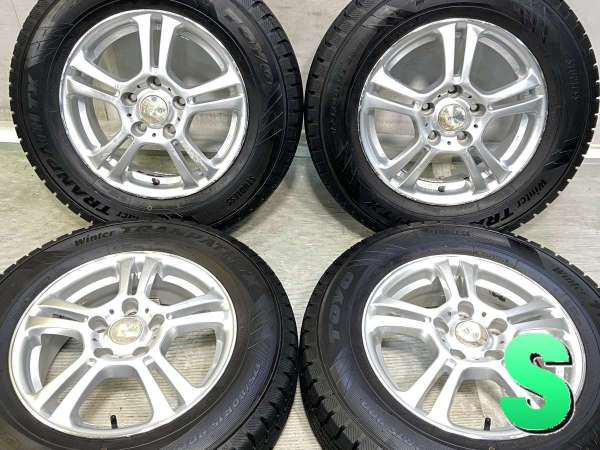 中古】トーヨータイヤ ウィンタートランパス TX 175/80R15 Lovely 15 