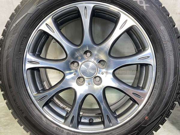 【中古】ダンロップ ウィンターマックス WM02 205/55R16 　 ROZEST 16インチ 100-5穴 4本 中古タイヤ・スタッドレスタイヤ_5