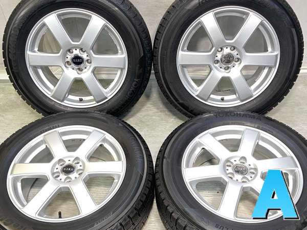 【中古】ヨコハマ アイスガード iG50 PLUS 225/60R17 　 GIRO 17インチ 100-5穴 4本 中古タイヤ・スタッドレスタイヤ